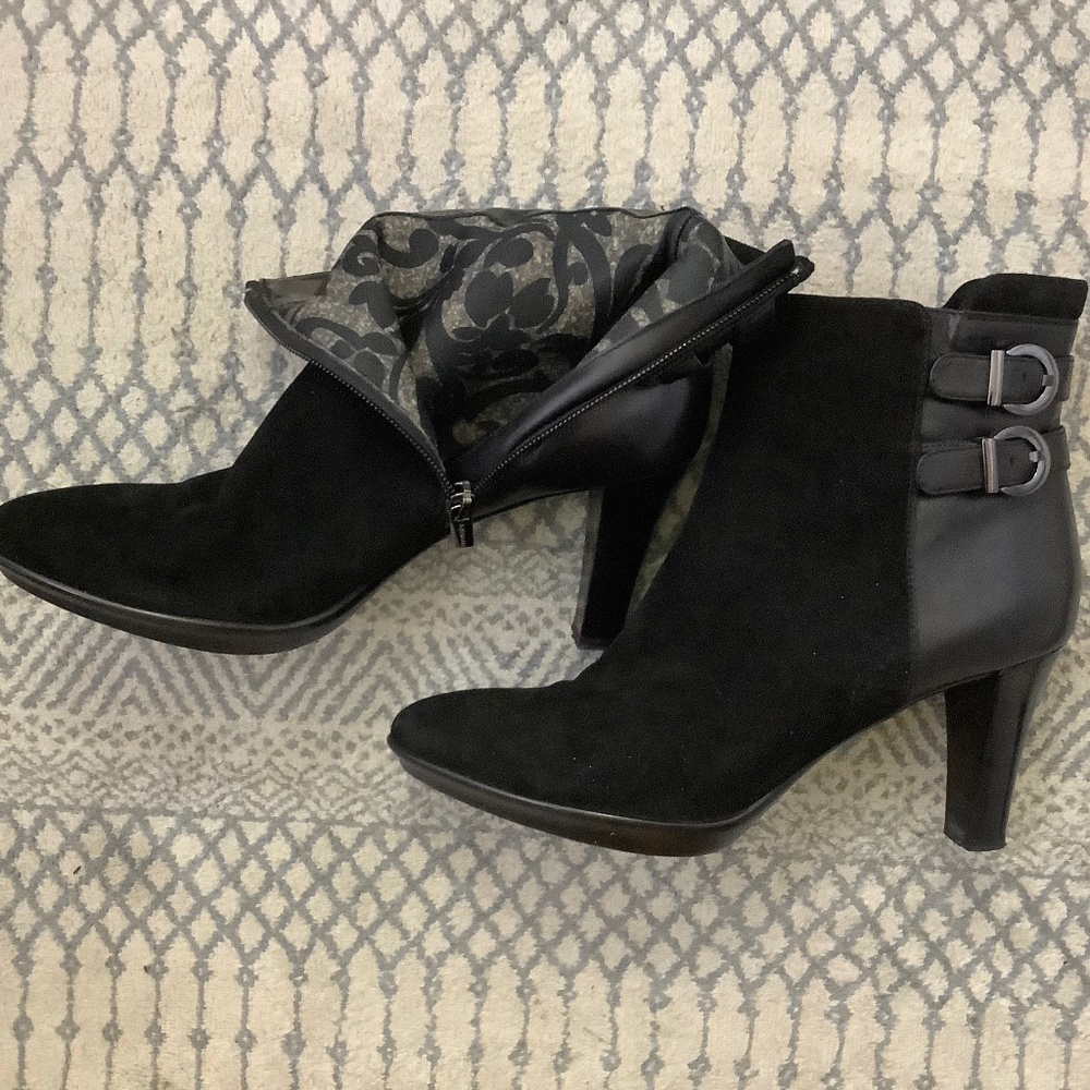 Aquatalia Suede/calf leather Botties 9 - Picture 5 of 6